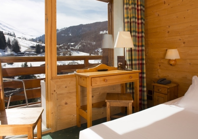 Chambre 2 Personnes Balcon avec petit-déjeuner - Hôtel Beaulieu 3* - La Clusaz