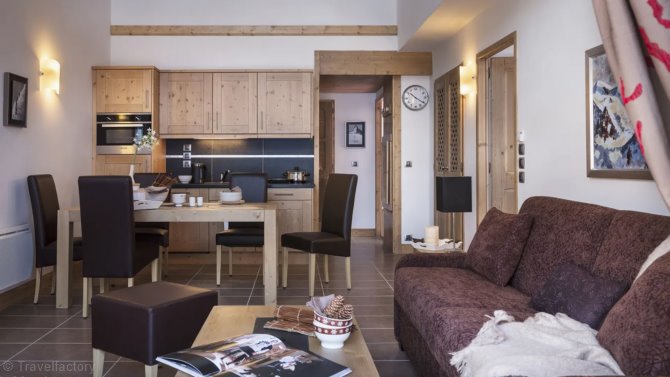 3 Pièces 6 personnes . - Résidence CGH & SPA Le Lodge des Neiges 4* . - Tignes 1800