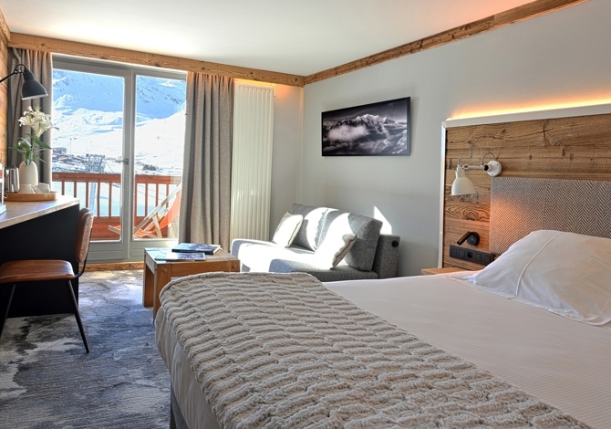 Chambre Privilège 3 Personnes avec petit-déjeuner - Hôtel Le Levanna 4* - Tignes 2100 Le Lac