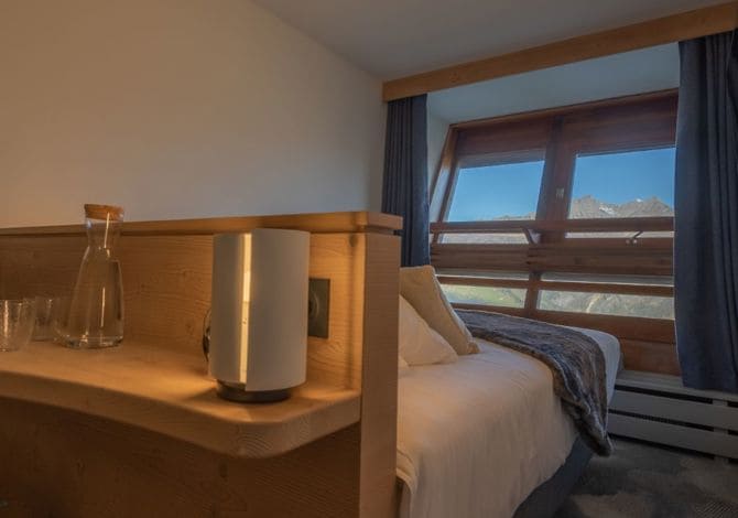 Chambre 2 personnes Cabane avec petit déjeuner - Hôtel La Cachette 4* - Les Arcs 1600