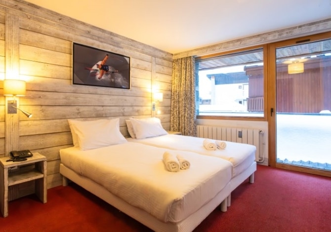 Petite Chambre Familiale 4 Personnes avec petit-déjeuner - Hôtel Aiguille Percée 3* - Tignes 2100 Le Lac