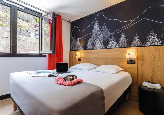 2 Chambre Classique 5 Personnes (pour 2 adultes + 1 enfant) avec vue en All Inclusive - Belambra Clubs Avoriaz - Les Cimes du Soleil - Tout Compris - Avoriaz