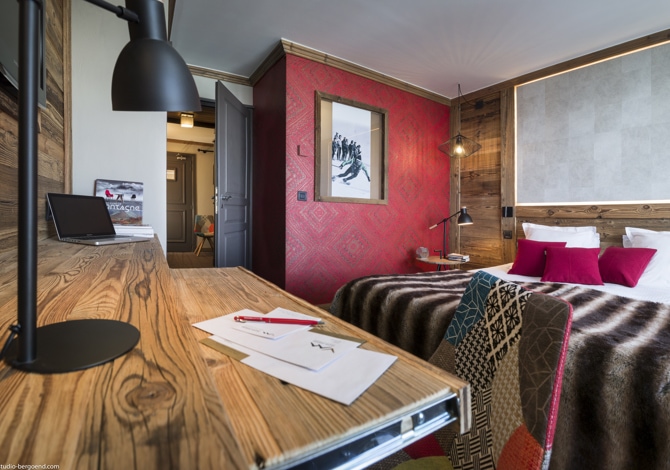 Chambre Confort 2 Adultes avec petit-déjeuner - Hôtel Village Montana 4* - Tignes 2100 Le Lac