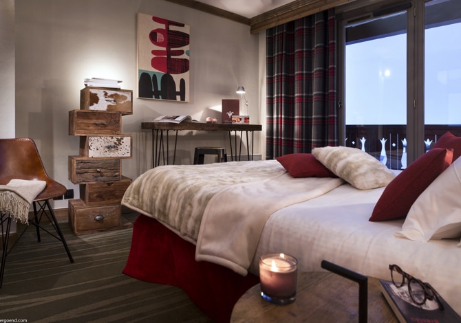 Chambre Privilège Vue Montagne 2 Adultes avec petit-déjeuner - Hôtel Village Montana 4* - Tignes 2100 Le Lac