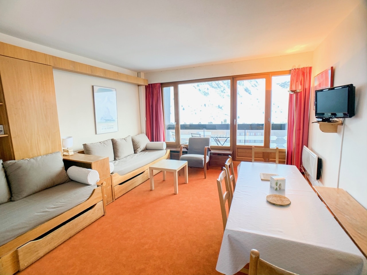 2 pièces 6 personnes - travelski home choice - Appartements BEC ROUGE - Tignes 2100 Le Lac