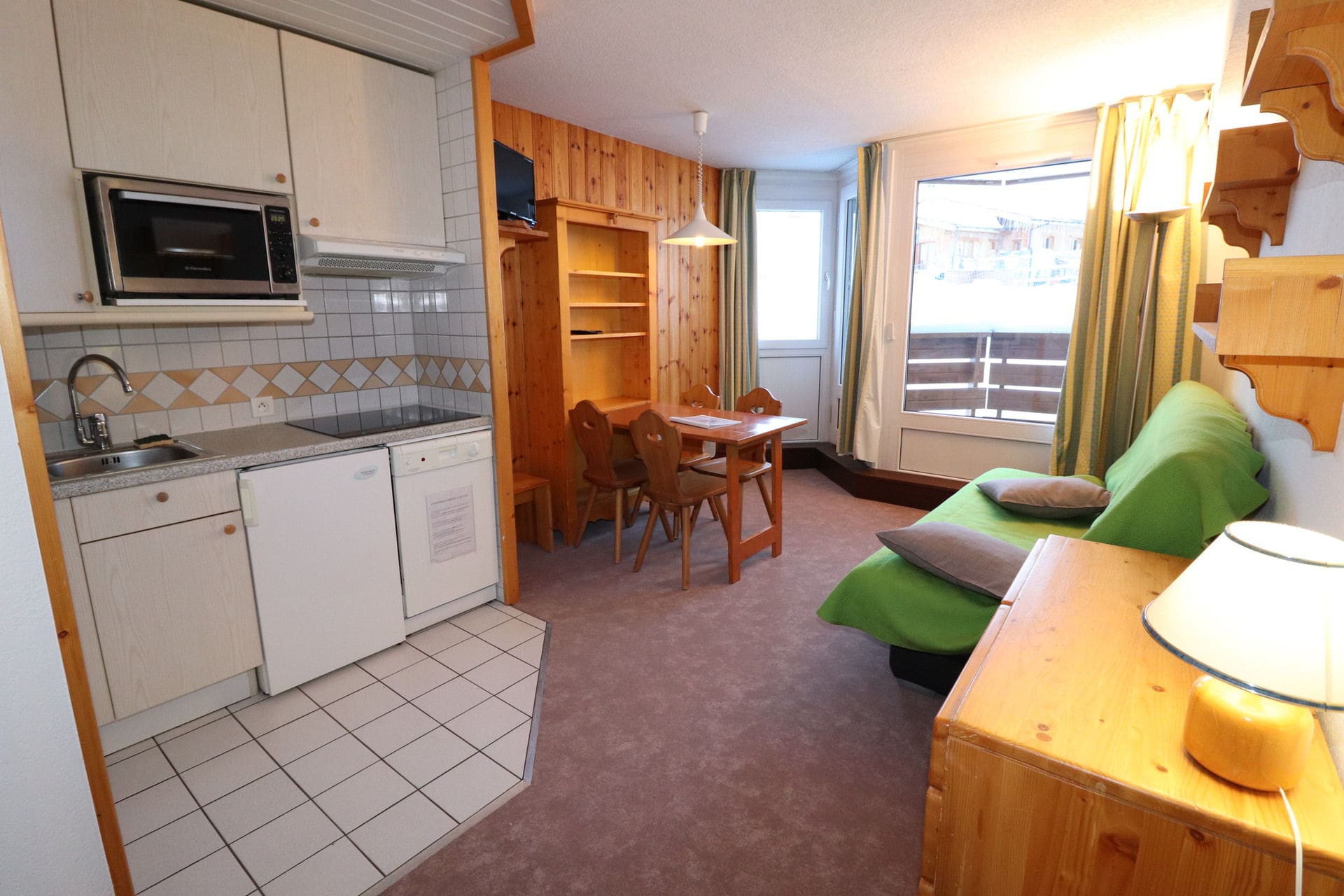 Studio 5 personnes - travelski home choice - Appartements BORSAT - Tignes Val Claret