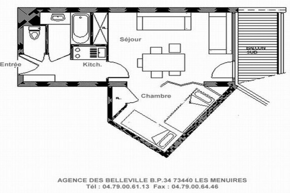 travelski home choice - Appartements CHAVIERE - Les Menuires Croisette
