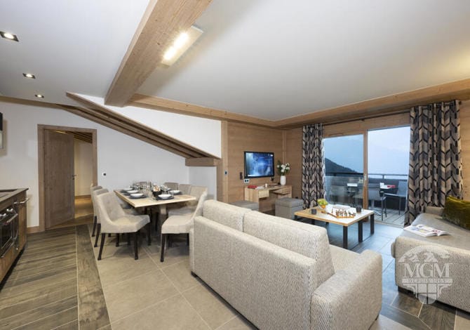 4 Pièces 8 Personnes en duplex - Résidence Alpen Lodge 5* - La Rosière