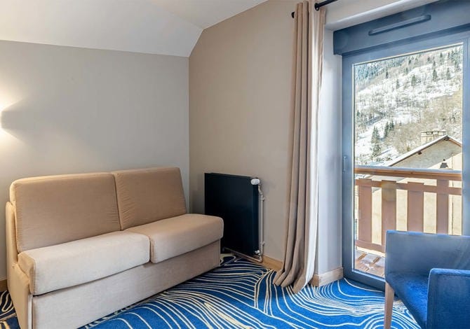 Chambre Supérieure Famille 4 Personnes avec petit-déjeuner - Hôtel Madame Vacances Les Cimes 3* - Vaujany