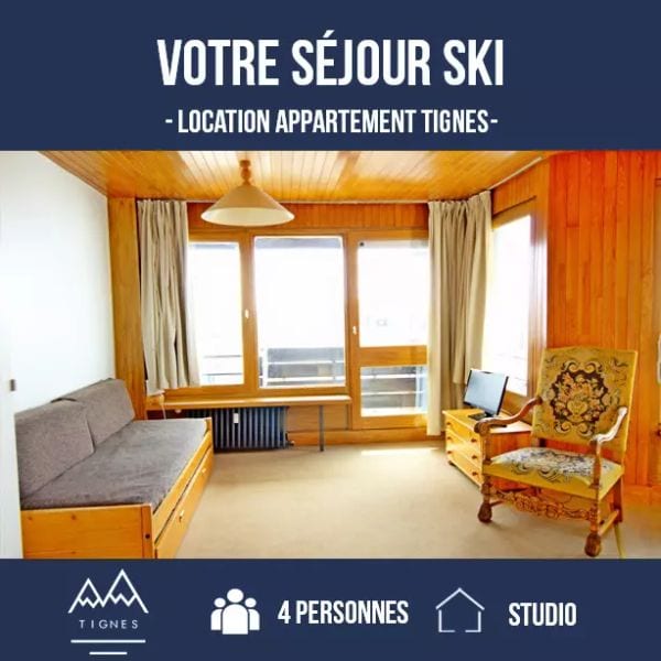 Studio pour 4 Personnes - Les Tufs - Tignes Val Claret