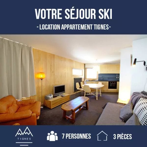 3 Pièces pour 7 Personnes - Les Tufs - Tignes Val Claret