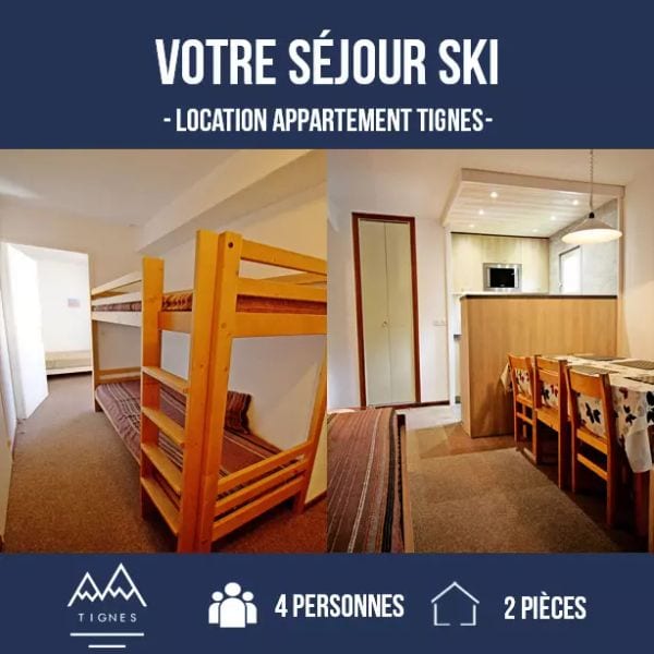 2 Pièces pour 4 Personnes - Le Borsat - Tignes Val Claret