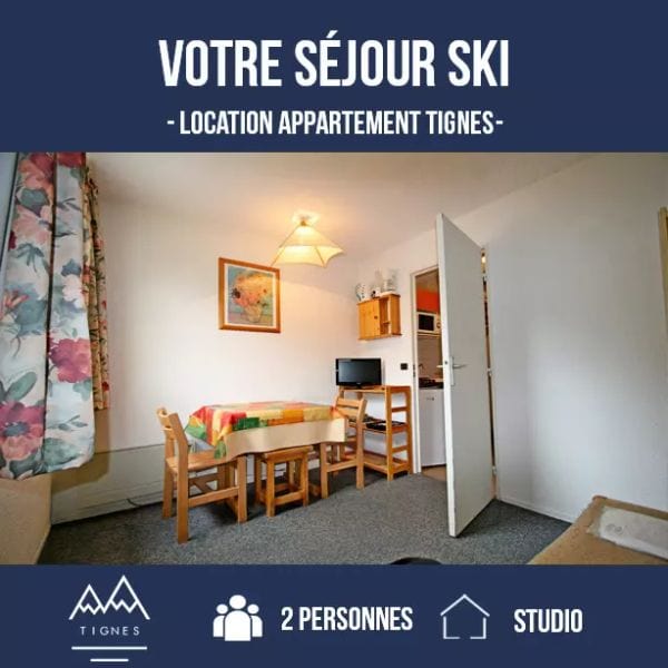 Studio pour 2 Personnes - Les Tommeuses - Tignes Val Claret