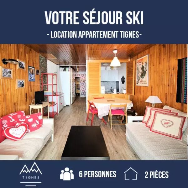 2 Pièces pour 6 Personnes - Les Hauts Du Val Claret A - Tignes Val Claret