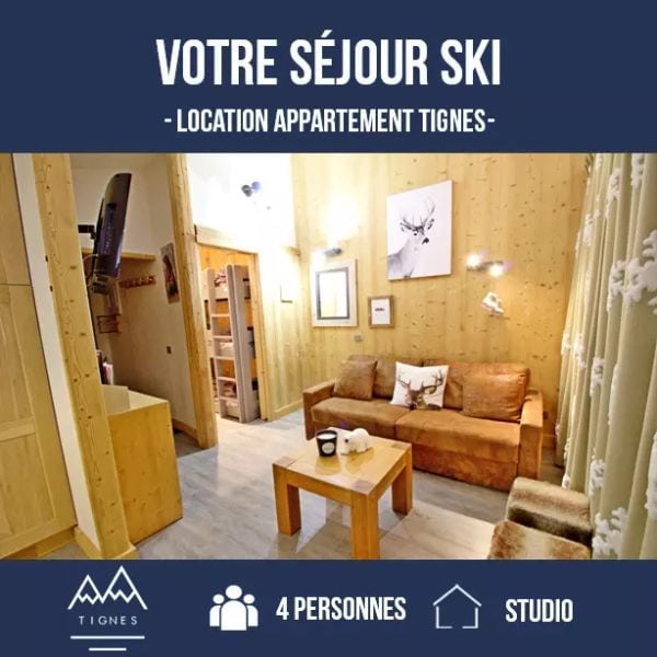 Studio pour 5 Personnes - Le Hameau De Borsat - Tignes Val Claret