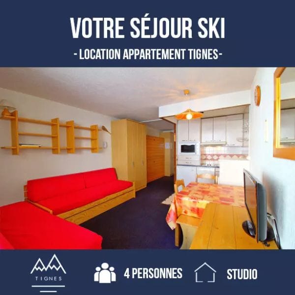 Studio pour 4 Personnes - Le Bollin - Tignes Val Claret