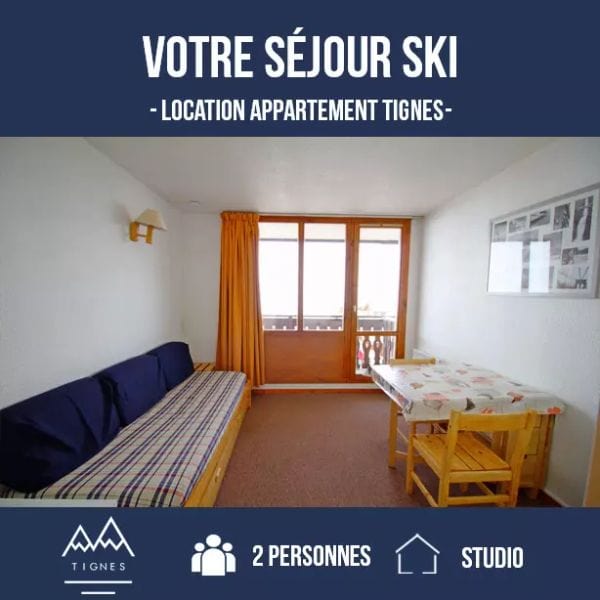 Studio pour 2 Personnes - Rond Point Des Pistes - Tignes Val Claret