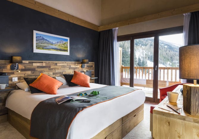 Chambre Supérieure 2 Personnes avec petit-déjeuner - Saint Charles Hôtel & Spa 4* - Val Cenis Lanslebourg