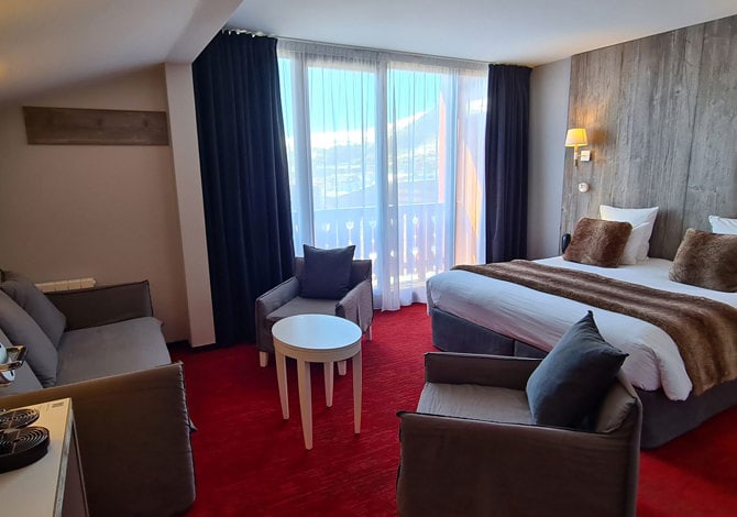 Chambre Supérieure 2 Personnes avec petit-déjeuner - Hôtel Le Pic Blanc 4* - Alpe d'Huez