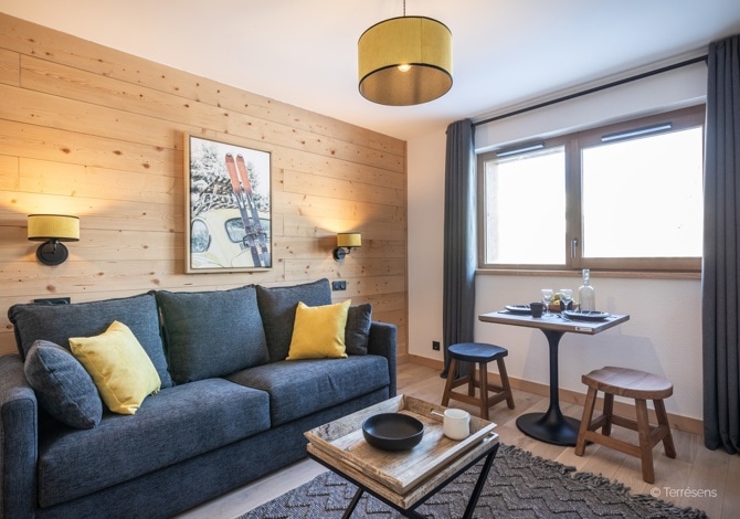 Studio 4 Personnes avec cabine - Résidence Terresens Le Snoroc - Plagne Montalbert