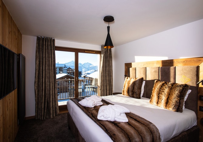 Suite Mezzanine 4 Personnes avec petit-déjeuner - Hôtel Daria-I Nor 5* - Alpe d'Huez