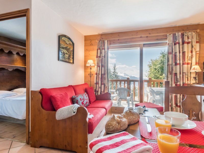 Appartement 5 personnes - 1 chambre + 1 coin nuit - Pierre & Vacances Résidence premium Les Alpages de Chantel - Les Arcs 1800