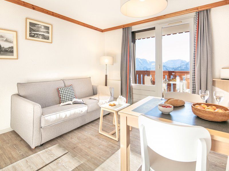 Appartement 6 personnes - 1 chambre + 1 coin nuit - Rénové - Pierre & Vacances Résidence Les Bergers - Alpe d'Huez