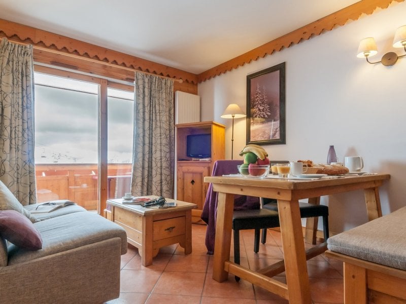 Appartement 5 personnes - 1 chambre + 1 coin nuit - Pierre & Vacances Résidence premium Les Hauts Bois - Plagne - Aime 2000