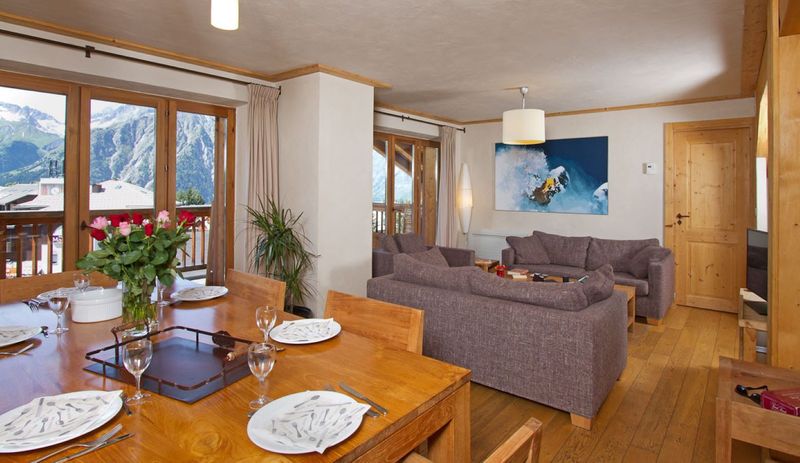 4 pièces 8 personnes vue montagne - Appartement Cortina N°52 - 4P8 - Les Deux Alpes Venosc