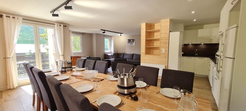 5 pièces 12 personnes vue montagne et vue pistes de ski - Appartement Meije 11 - A1 - Appt souplex vue - 12 pers - Les Deux Alpes Centre