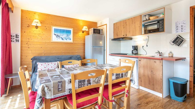 2 pièces 6 personnes vue montagne - Studio V du Bachat- Joubarbes E12 - Bel appt 6 pers - Chamrousse