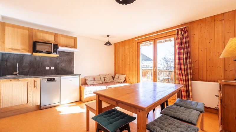 3 pièces 6 personnes vue montagne - Appartement LES BICHES 78 - Appt lumineux 4/6 pers - Saint Sorlin d'Arves