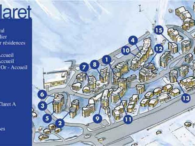 Appartement 2 pièces confort avec balcon, exposé sud/ouest, à 500m des pistes, proche commerces FR-1 - Tignes Val Claret