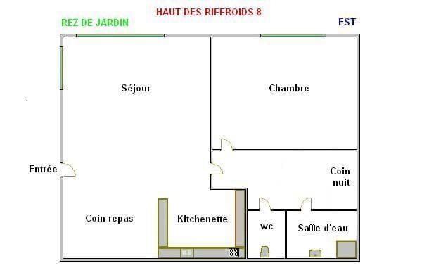 Appartements HAUTS DES RIFFROIDS B - La Clusaz