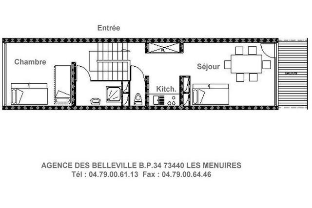 Appartements LES LAUZES - Les Menuires Croisette