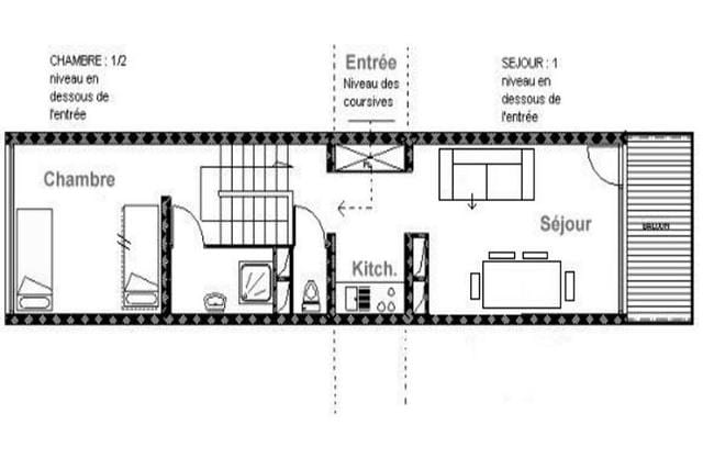 Appartements LES LAUZES - Les Menuires Croisette