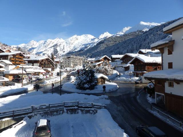 Charmant 4 pièces en centre village, proche pistes - 8 pers, Wifi, parking, balcon, animaux acceptés FR-1-437-48 - La Clusaz