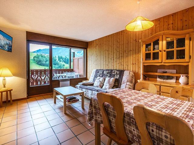 Proche village, aux pistes et espace aquatique, 2 pièces + coin nuit, garage, animaux admis FR-1-437-31 - La Clusaz