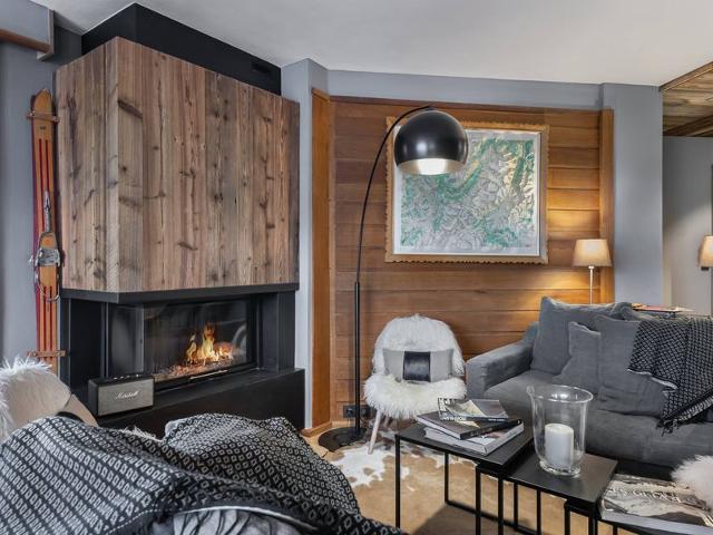 Appartement rénové 5 chambres avec balcon, cheminée et Wifi à 400m du centre de Megève FR-1-453-170 - Megève