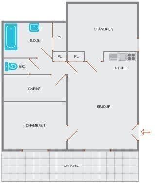 Appartement Flocons GB450-02 - Le Grand Bornand