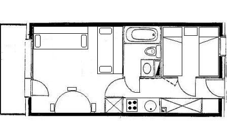 Appartement Cheval Blanc G406 - Valmorel