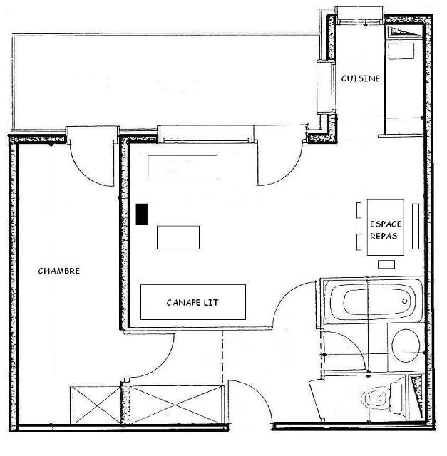 Appartement Côte Soleil G367 - Valmorel