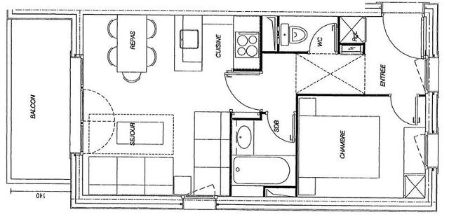 Appartement Valériane GL320 - Valmorel