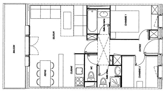 Appartement Valériane G309 - Valmorel