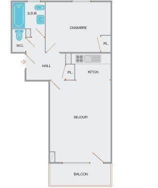 Appartement Roches Fleuries 2 CH390-1B - Le Grand Bornand