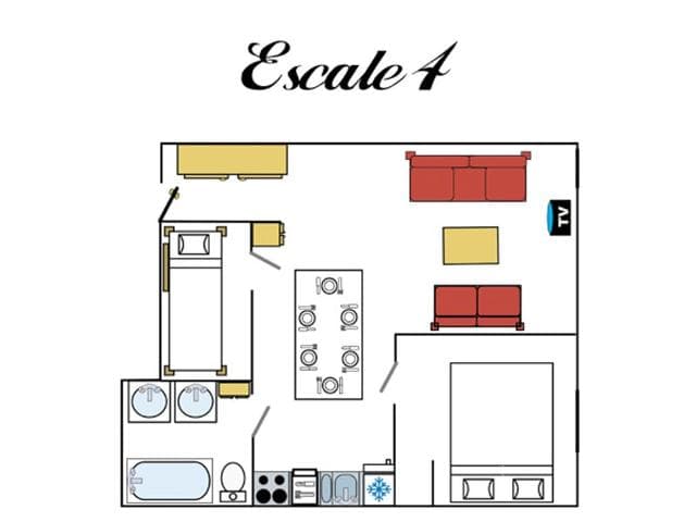 Appartement cosy centre ville, 4-5 pers, WIFI, proche pistes FR-1-519-3 - Val d’Isère Centre