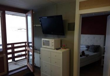 Appartement 6 personnes, résidence Mongie Tourmalet- parking extérieur - La Mongie