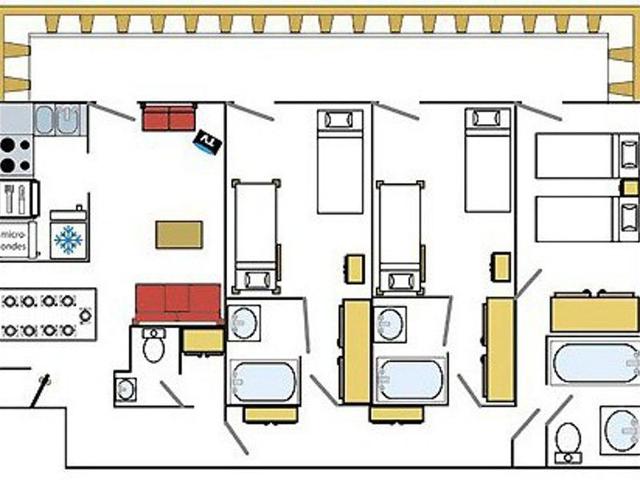 Appartement superbe au centre de Val-d'Isère, proche des pistes et des commerces FR-1-519-14 - Val d’Isère Centre