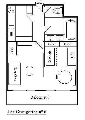 Appartement Grangettes MRB370-006 - Méribel Centre 1600 