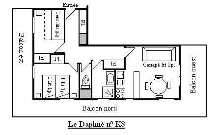 Appartement Daphne MRB210-K08 - Méribel Centre 1600 